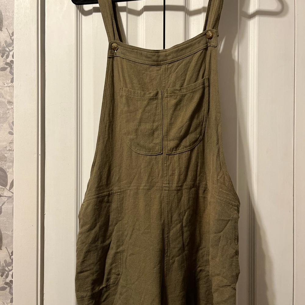 Altar'd State Casual Olive Green Jumpsuit